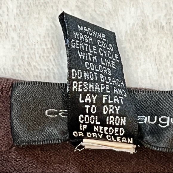 Cable & Gauge brown button-up sweater cardigan. 3/4-sleeve. Size Small. - Picture 6 of 6